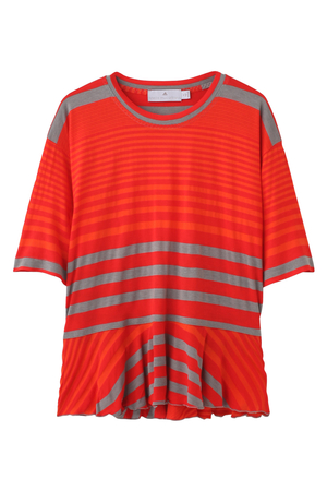  SALE 【40%OFF】 [adidas by Stella McCartney アディダス バイ ステラマッカートニー] Stu ストライプTee レッド 