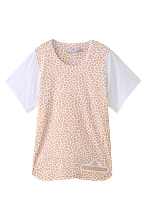  SALE 【40%OFF】 adidas by Stella McCartney アディダス バイ ステラマッカートニー RUN MOSAIC 半袖Tシャツ ホワイト 