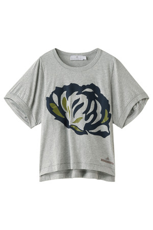  adidas by Stella McCartney アディダス バイ ステラマッカートニー ESSENTIAL グラフィックTシャツ グレー 