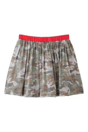  SALE 【30%OFF】 GUACAMOLE ガカモレ WORLD CAMO SKIRT ブラウン 