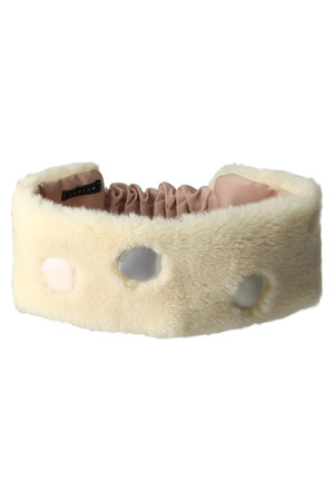  SALE 【50%OFF】 LUDLOW ラドロー ドットターバン アイボリー 