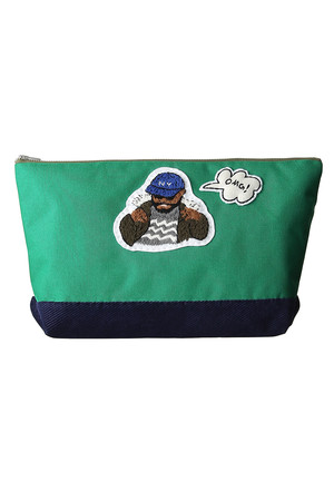  SALE 【70%OFF】 LUDLOW ラドロー 【SOUTH STREET LUDLOW】ナイロンクラッチ グリーン 