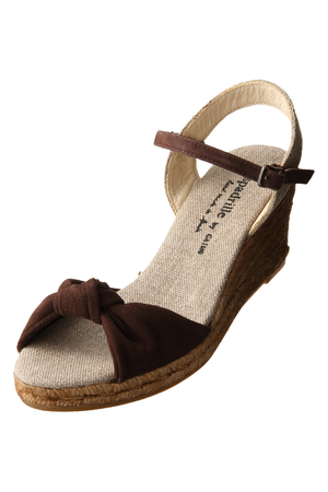  martinique マルティニーク 【espadrilles】ウェッジサンダル ブラウン 