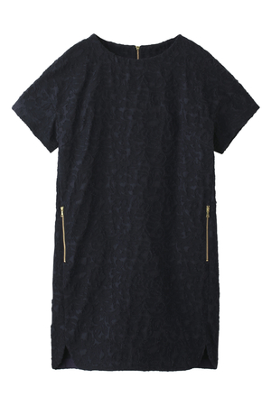  SALE 【70%OFF】 martinique マルティニーク モチーフデザインワンピース ネイビー 