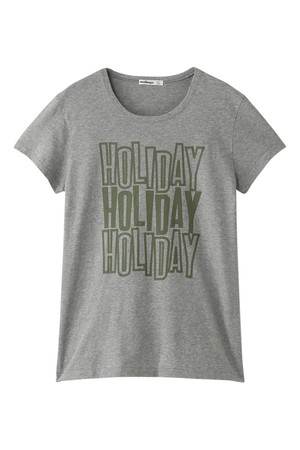  SALE 【40%OFF】 martinique マルティニーク HOLIDAY Tシャツ グレーxカーキ 