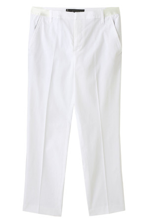  SALE 【50%OFF】 martinique マルティニーク カラークロップドパンツ ホワイト 