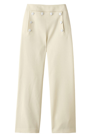  SALE 【50%OFF】 martinique マルティニーク ストレートワイドパンツ オフホワイト 