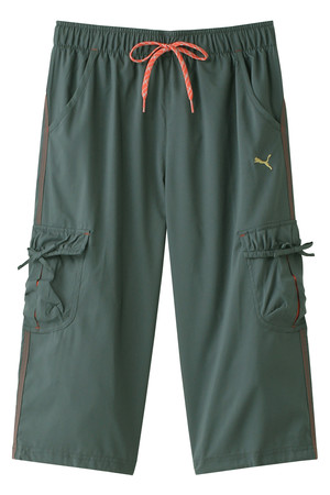  SALE 【30%OFF】 PUMA プーマ 3/4ウーブンパンツ グレー 