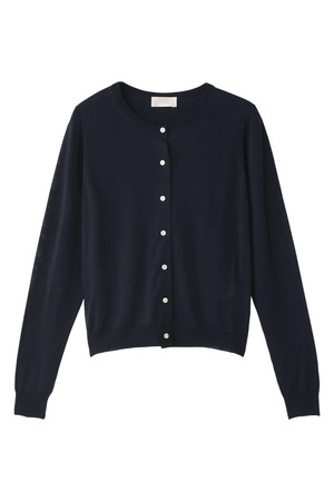  SALE 【49%OFF】 [DESIGNWORKS デザインワークス] TOP SILK カーディガン ネイビー 