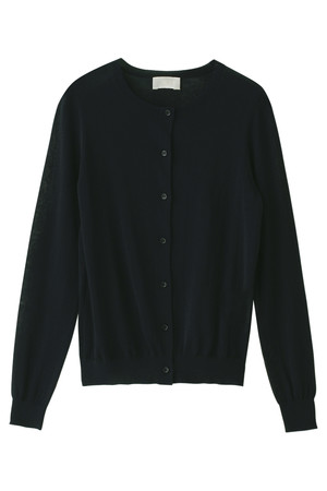  SALE 【30%OFF】 DESIGNWORKS デザインワークス basic knit カーディガン ネイビー 