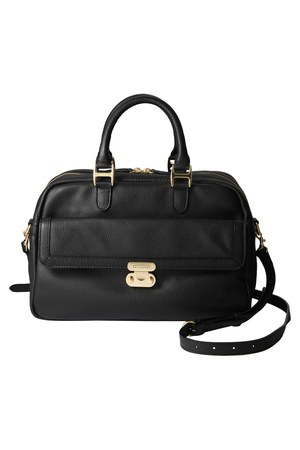  [MACKINTOSH PHILOSOPHY マッキントッシュ フィロソフィー] シュリンクレザーボストン ブラック 