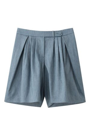  [MACKINTOSH PHILOSOPHY マッキントッシュ フィロソフィー] ウォッシャブルコットンリネン ショートパンツ ブルー 