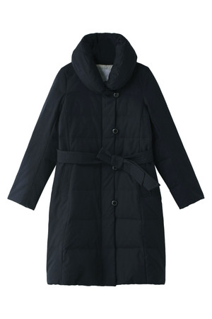  MACKINTOSH PHILOSOPHY マッキントッシュ フィロソフィー 撥水コットンポリエステル ロングダウンコート ネイビー 