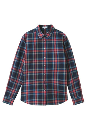  SALE 【31%OFF】 MACKINTOSH PHILOSOPHY マッキントッシュ フィロソフィー ウォッシャブルタータンチェックベーシックシャツ ブルーxレッド 