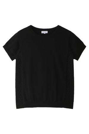  SALE 【26%OFF】 MACKINTOSH PHILOSOPHY マッキントッシュ フィロソフィー ウォッシャブルレースコンビ ニットプルオーバー ブラック 