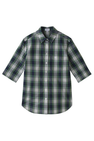  SALE 【33%OFF】 MACKINTOSH PHILOSOPHY マッキントッシュ フィロソフィー ウォッシャブルサマータータンチェックシャツ グリーン 