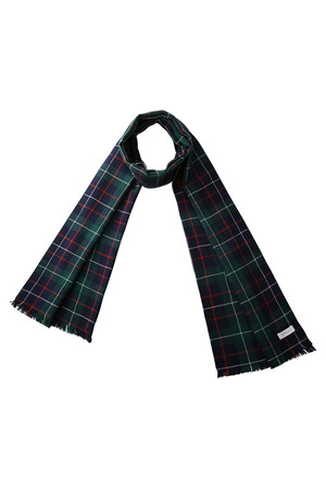 MACKINTOSH PHILOSOPHY マッキントッシュ フィロソフィー ウォッシャブルチェックストール ネイビーxグリーン 