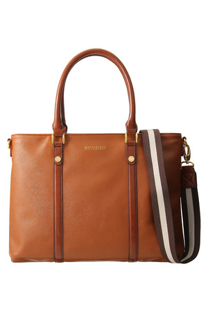  MACKINTOSH PHILOSOPHY マッキントッシュ フィロソフィー サフィアーノ型押しトート ベージュ 