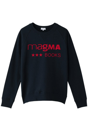  MACKINTOSH PHILOSOPHY マッキントッシュ フィロソフィー 【MACKINTOSH PHILOSOPHYxmagMA BOOKS】magMAロゴスウェットプルオーバー ネイビー 