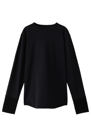  THE RERACS ザ リラクス メンズ（MENS）クルーネックTシャツ ブラック 