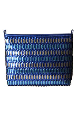  SALE 【70%OFF】 botkier ボトキエ WANDERLUST クラッチバッグ ブルー 