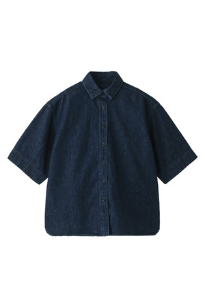  FLORENT フローレント 8ozライトデニムシャツ ネイビー 