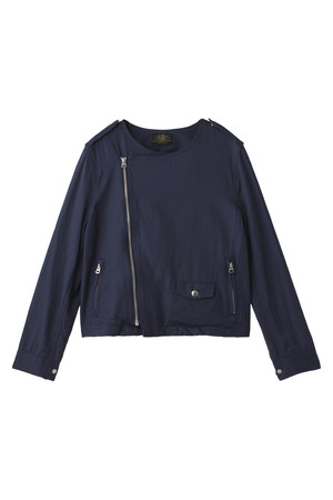  SALE 【46%OFF】 [AMERICAN RAG CIE アメリカンラグ シー] Ry/Cツイルノーカラーライダースジャケット ネイビー 