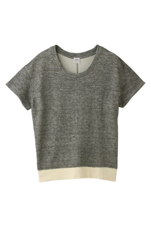 SALE 【40%OFF】 AMERICAN RAG CIE アメリカンラグ シー C/L接結 半袖プルオーバー チャコールグレー 