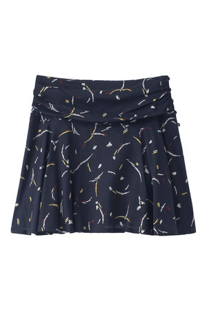  SALE 【30%OFF】 AMERICAN RAG CIE アメリカンラグ シー ラインプリントスカート ネイビー 