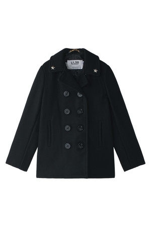  SALE 【30%OFF】 [AMERICAN RAG CIE アメリカンラグ シー] 【SCHOTT】742 BOYS PEACOAT ネイビー 