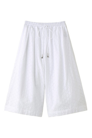  SALE 【46%OFF】 [AMERICAN RAG CIE アメリカンラグ シー] 【navasana】サークルカットワークパンツ ホワイト 