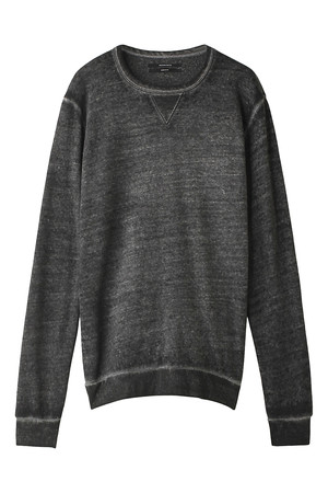  SALE 【50%OFF】 AMERICAN RAG CIE アメリカンラグ シー メンズ（MENS）CREW NECK BT FLEECE グレー 