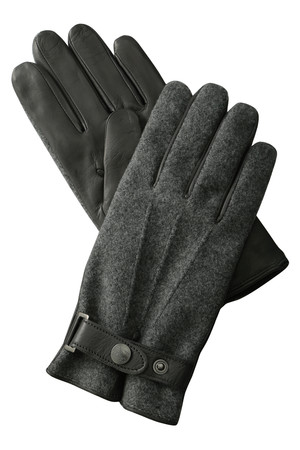  AMERICAN RAG CIE アメリカンラグ シー メンズ（MENS）【GLOVES】ラムレザーウールグロ-ブ チャコールグレー 