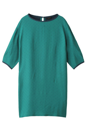  SALE 【40%OFF】 AMERICAN RAG CIE アメリカンラグ シー ドットジャカードミニワンピース グリーン 