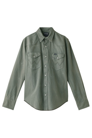  SALE 【40%OFF】 AMERICAN RAG CIE アメリカンラグ シー メンズ（MENS）【WRANGLERxAMERICAN RAG CIE】DENIM SHIRT カーキ 