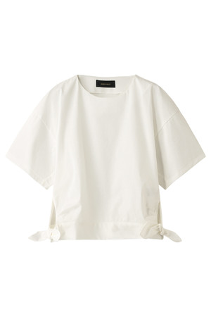  SALE 【30%OFF】 AMERICAN RAG CIE アメリカンラグ シー ウレタンコーティング裾リボンTシャツ ホワイト 