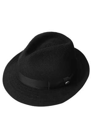  AMERICAN RAG CIE アメリカンラグ シー 【UNISEX】【Borsalino】ストローハット ブラック 