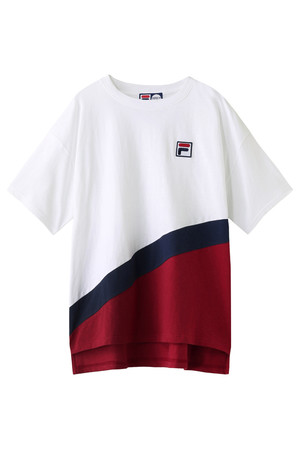  AMERICAN RAG CIE アメリカンラグ シー 【FILA x AMERICAN RAG CIE】メンズ（MENS）別注ビックサイズTシャツ ホワイト 