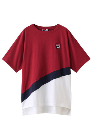  AMERICAN RAG CIE アメリカンラグ シー 【FILA x AMERICAN RAG CIE】メンズ（MENS）別注ビックサイズTシャツ レッド 