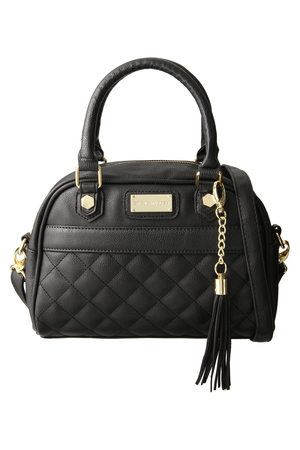  SALE 【50%OFF】 [STEVE MADDEN スティーブ・マデン] タッセル付ハンドバッグ ブラック 
