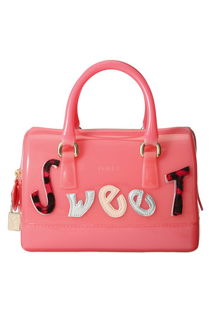  [FURLA フルラ] CANDY レタードミニボストンバッグ ピンク 