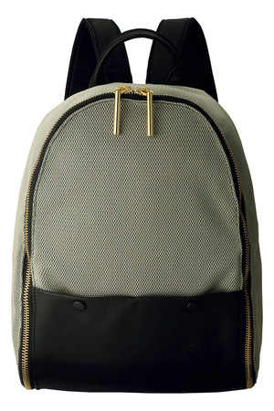  GALLARDAGALANTE ガリャルダガランテ エアメッシュバックパック ベージュxブラック 