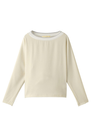  GALLARDAGALANTE ガリャルダガランテ ドルマンブラウスTシャツ アイボリー 