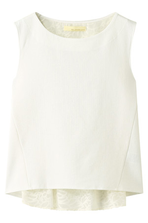  GALLARDAGALANTE ガリャルダガランテ バックJQブラウス ホワイト 