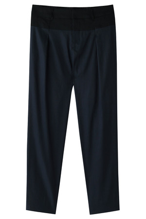  SALE 【20%OFF】 GALLARDAGALANTE ガリャルダガランテ リネンストレッチパンツ ネイビー 
