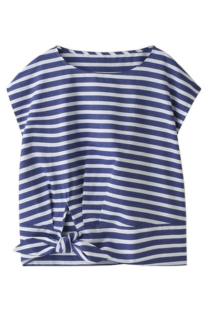  SALE 【30%OFF】 GALLARDAGALANTE ガリャルダガランテ コットンリボンプルオーバー ボーダー 