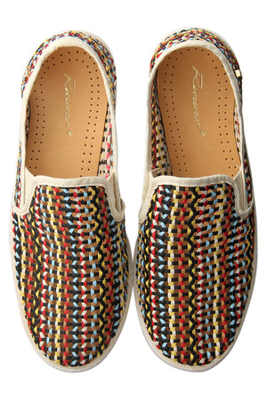 SALE 【50%OFF】 Rivieras リヴィエラ Lord レザーメッシュスリッポン マルチ 