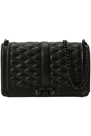 REBECCAMINKOFF レベッカミンコフ LOVE キルティングチェーンショルダーバッグ ブラック