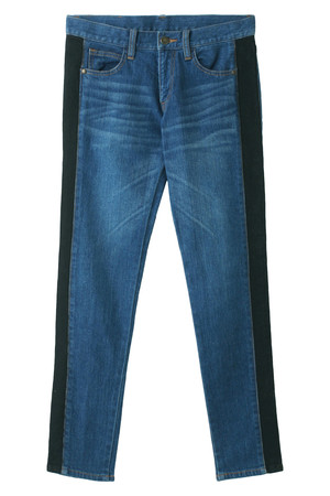  SALE 【50%OFF】 [REBECCAMINKOFF レベッカミンコフ] クロスオーバーデニムパンツ インディゴ 