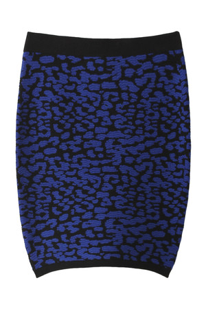  SALE 【50%OFF】 [REBECCAMINKOFF レベッカミンコフ] LEOPARD JQ スカート ブルー 